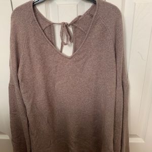 Tie Back Sweater